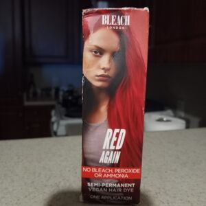 Bleach London RED AGAIN Vegan Hair Dye. New